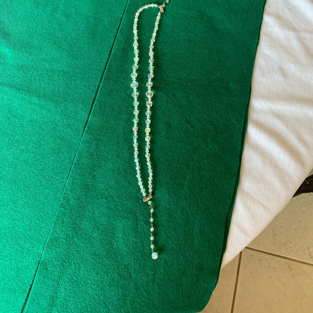 Vintage glass bead necklace